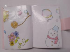 ミニシール帳中面の写真