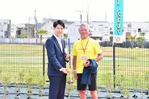 クラブの贈呈式