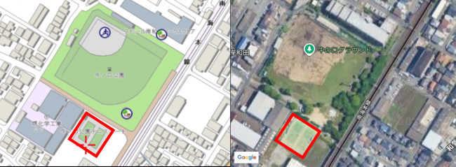 牛ノ口公園テニスコート地
