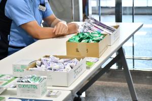 歯ブラシなど参加者がもらえる試供品の数々
