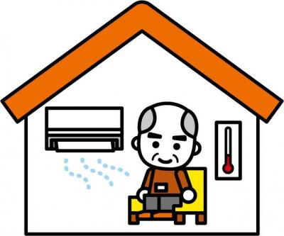 住宅内の高齢者