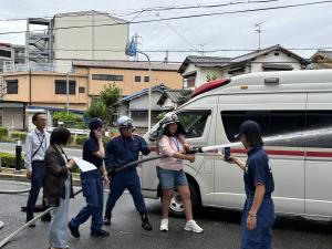消防本部体験