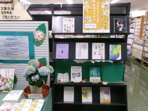 男女共同参画週間　関連図書展示の様子1