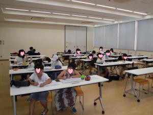 夏休みこども学習教室の様子3