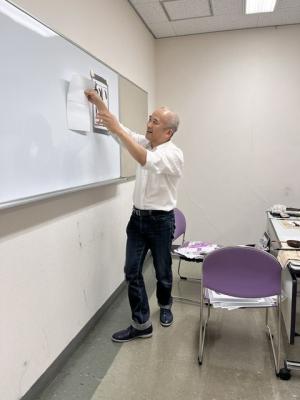 子ども書道藤浪先生の画像