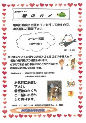 磯のカメチラシ