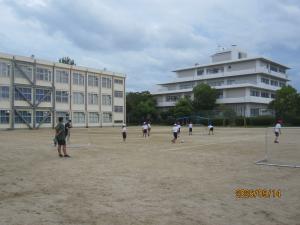 室外球技クラブの活動の様子