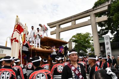 岸城神社とだんじり