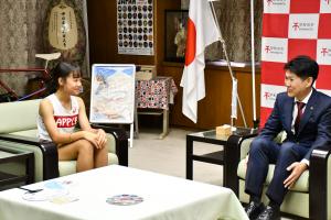 市長との対談