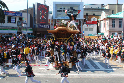 大手町のだんじり写真（平成20年）