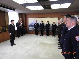 市長表彰　表彰状授与式