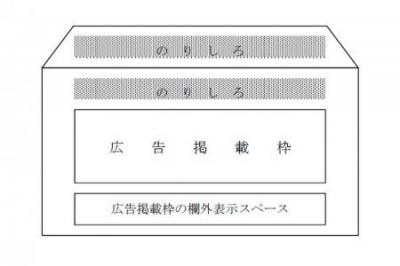 広告掲載封筒イメージ図