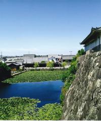 お堀と城下町