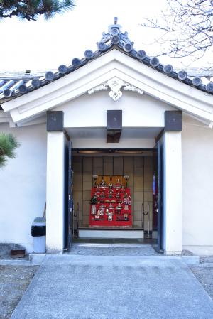 岸和田城の雛飾り