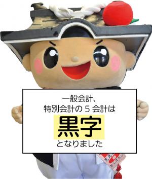 胸元で画用紙を持つちきりくん