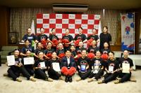 市長との集合写真