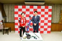 加守田さんと市長