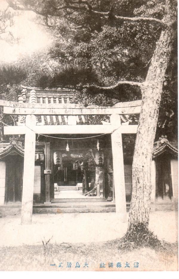 信太森神社大鳥居　其一