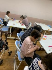 作品づくりの様子